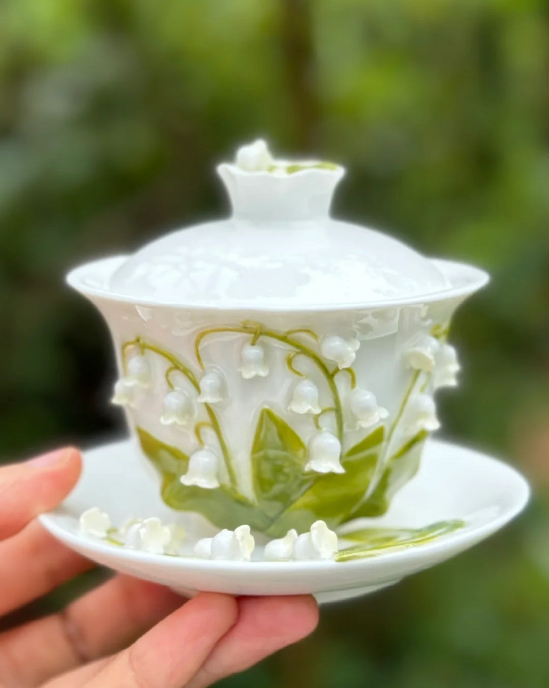 Linglan Flower Art Tea Set